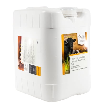 UltraCruz® Livestock Foaming Shampoo Plus, 5 gal refill