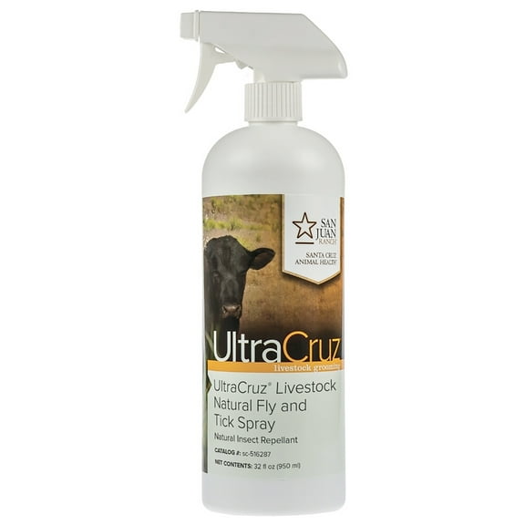 UltraCruz® Livestock Natural Fly and Tick Spray, 32 oz