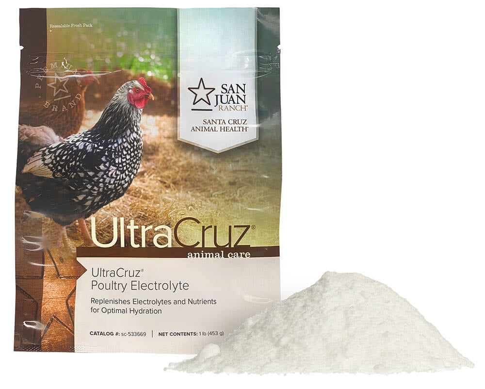 UltraCruz® Poultry Electrolyte Supplement for Chickens, 1 lb