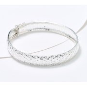 UltraFine 950 Silver Cubetto 10mm Bracelet, 7-1/2"