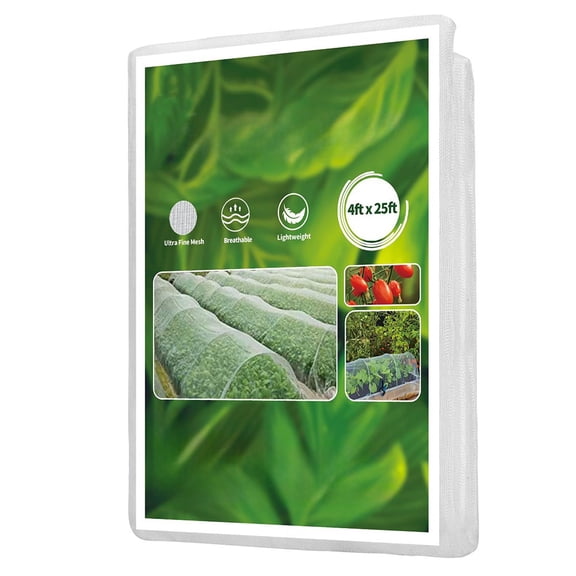 UltraFine Garden Netting with For Transparent PE Material for Plant Protection, Insect Barrier for Vegetables, Fruits and Flowers, Suitable for Garden Rows (10 * 30FT/3m*9m)