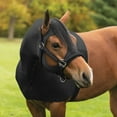 thumbnail image 1 of UltraFlex Horse Sleazy Slickers | Full Zip Hood (Lightweight with Forelock Saver) | Black | Medium, 1 of 3
