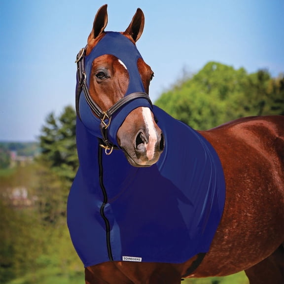 UltraFlex Horse Sleazy Slickers | Full Zip Hood (Original) | Navy | Large