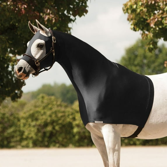 UltraFlex Horse Sleazy Slickers | Pull-On Hood (Original) | Black | Large