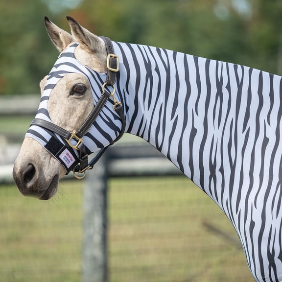UltraFlex Limited Edition Horse Slicker Hoods | Pull-On Hoods | Zebra | Large