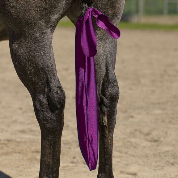 UltraFlex Lycra Tail Bag for Horses | 24" Long | 1 Tail Bag | Color Purple