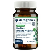 Metagenics UltraFlora Complete Probiotic - Gut Health Supplement - Supports Metabolism, Skin, Energy & Immune Health* - 36 Billion CFU - Non-GMO & Gluten-Free - 30 Capsules