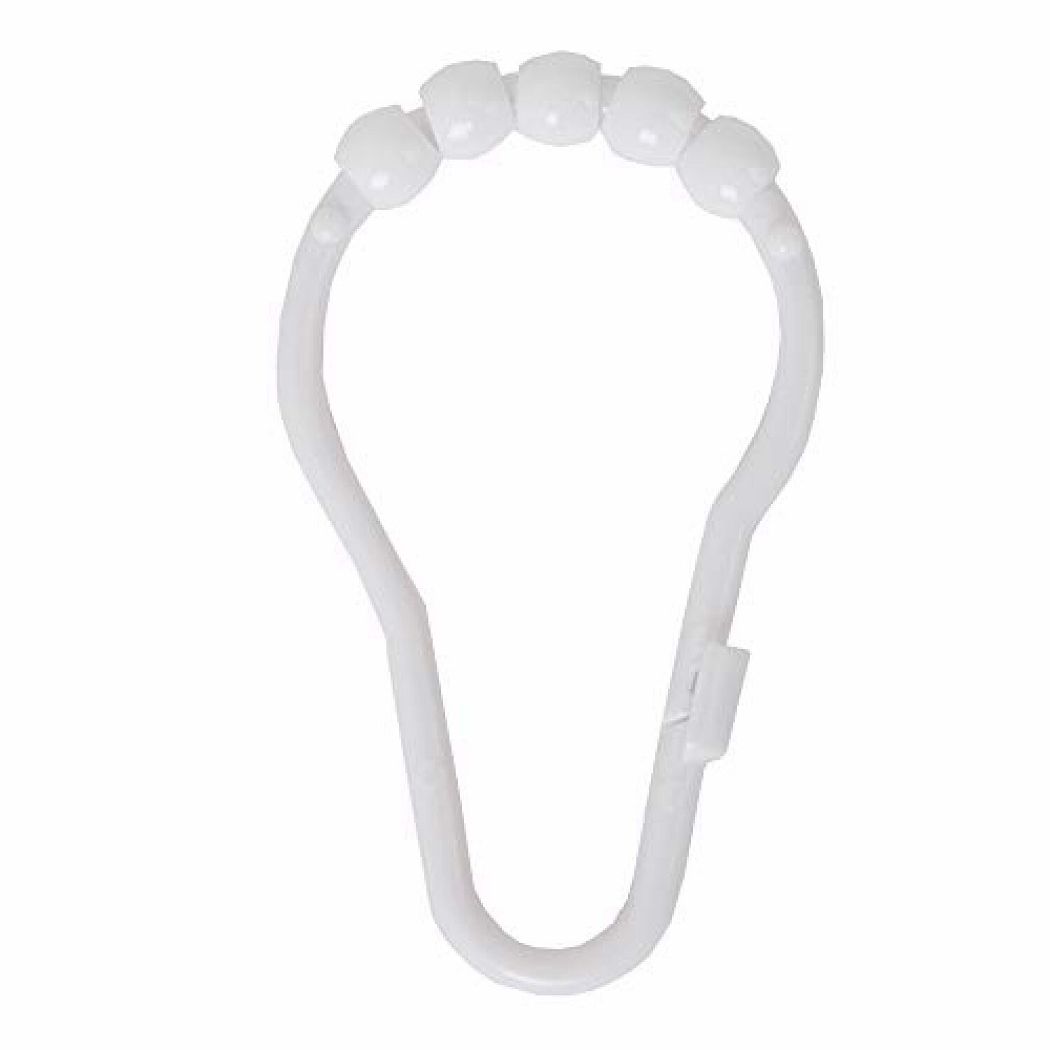 UltraGlide Heavy Duty Shower Rings - Set of 12, White - Walmart.com