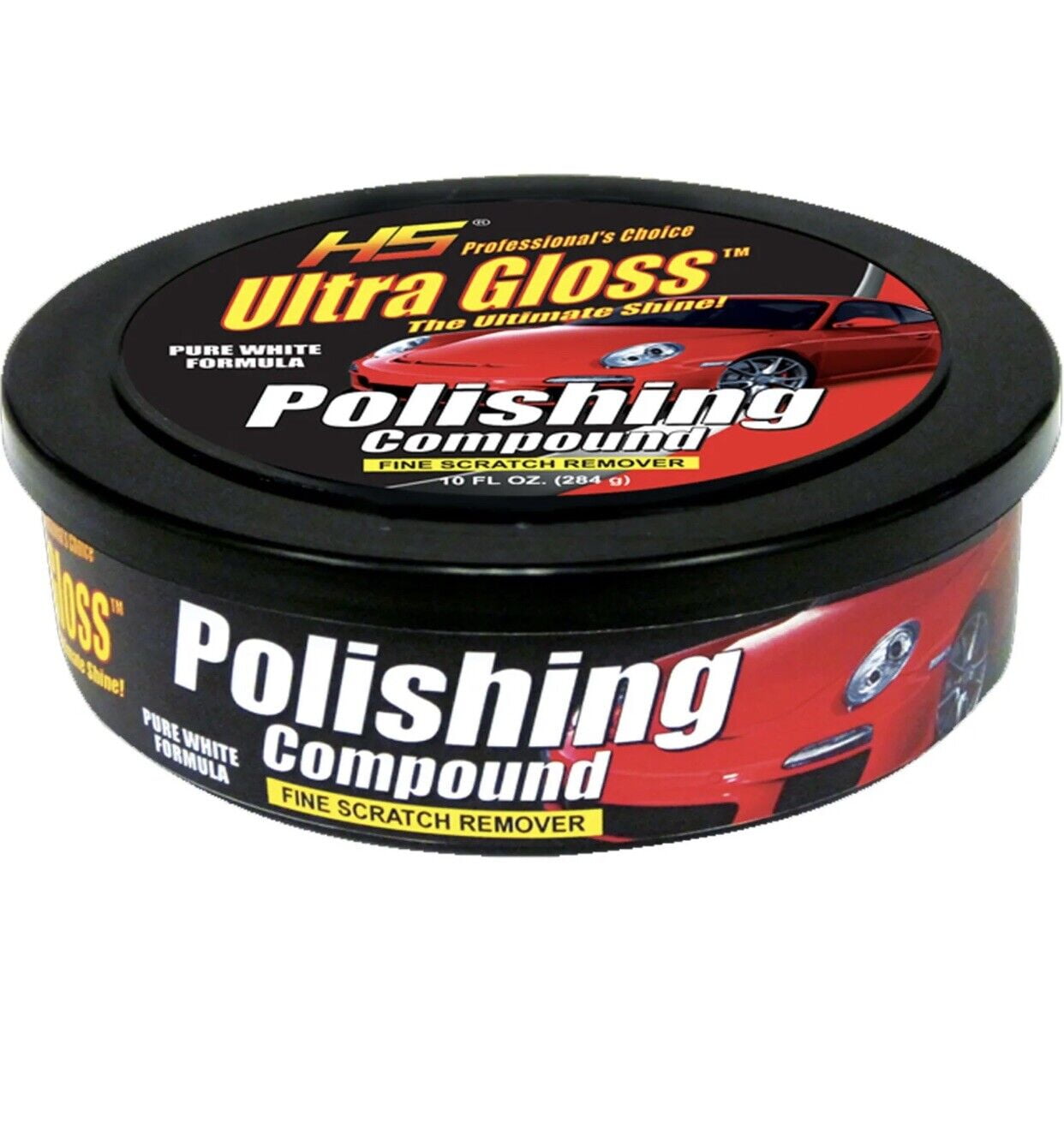 UltraGloss HS 10 oz.Pure White Polishing Compound w Micro-fiber Cloth 29.910