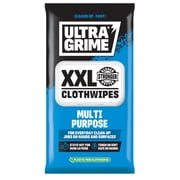 UltraGrime Multi-Purpose XXL Wet Wipes - Multi-use Hand Wipes - Heavy-Duty Dirt & Grime Cleaning for Home, Cars,Tools, Equipment, Kitchen & Surfaces - Plastic-Free Soft Cleaning Cloths Pack of 40
