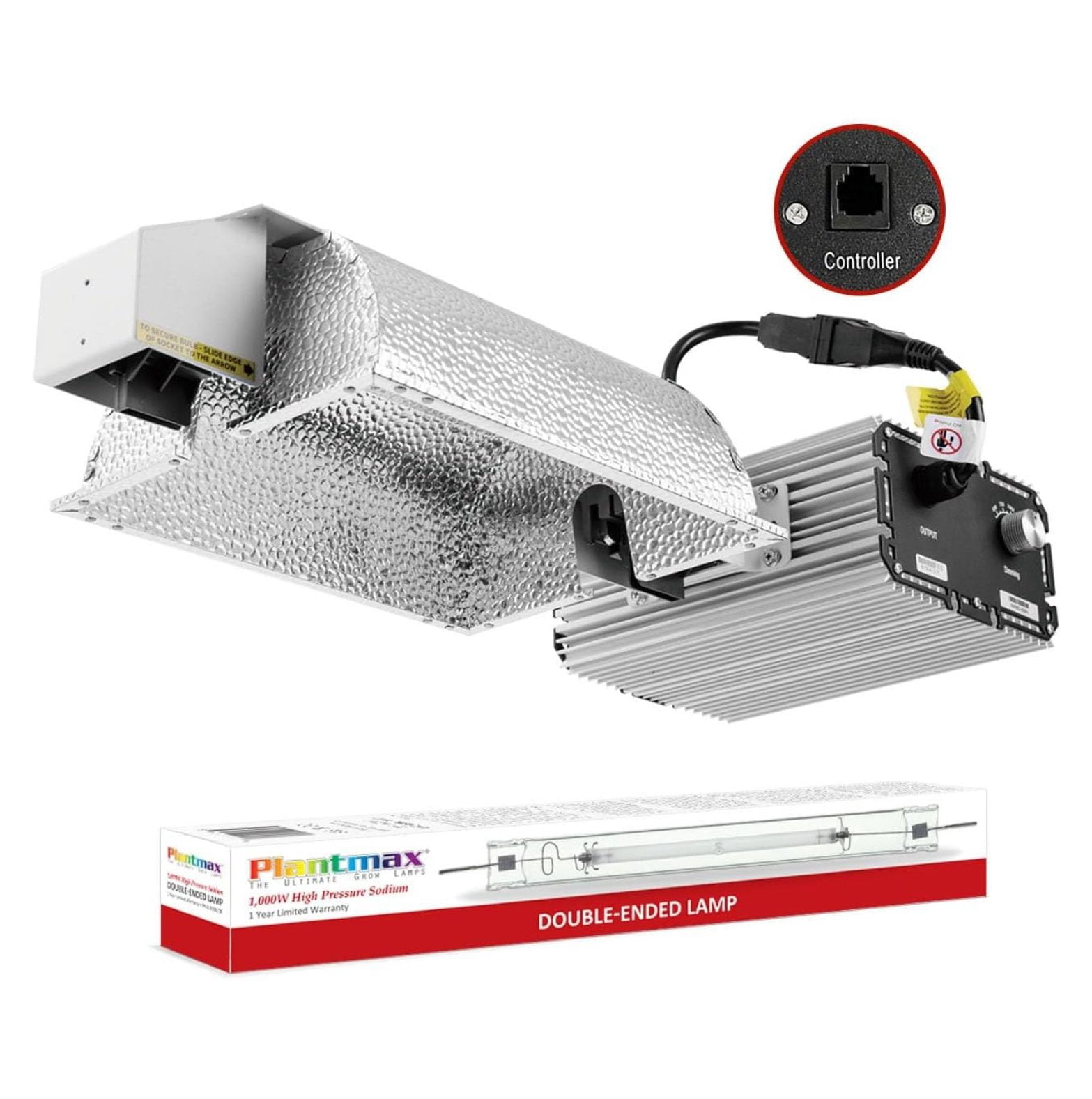Classic System UltraGrow – Classic 1000W DE Double Ended HID Grow Light System with ...