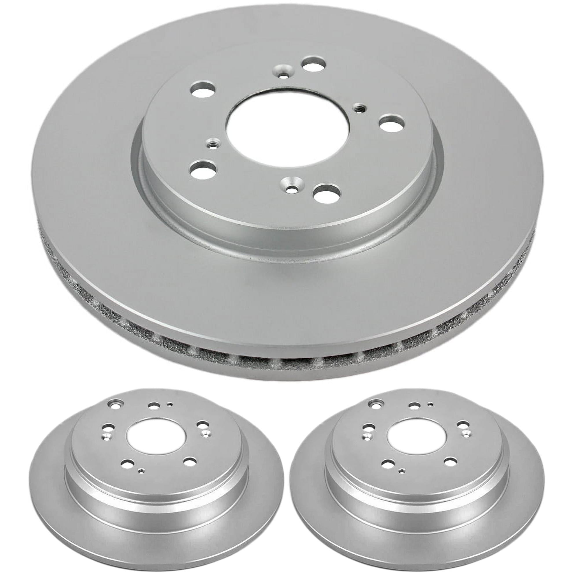 UltraHC Coated High Carbon Brake Rotor Bundle, Front and Back Fits select: 2005-2010 HONDA ODYSSEY