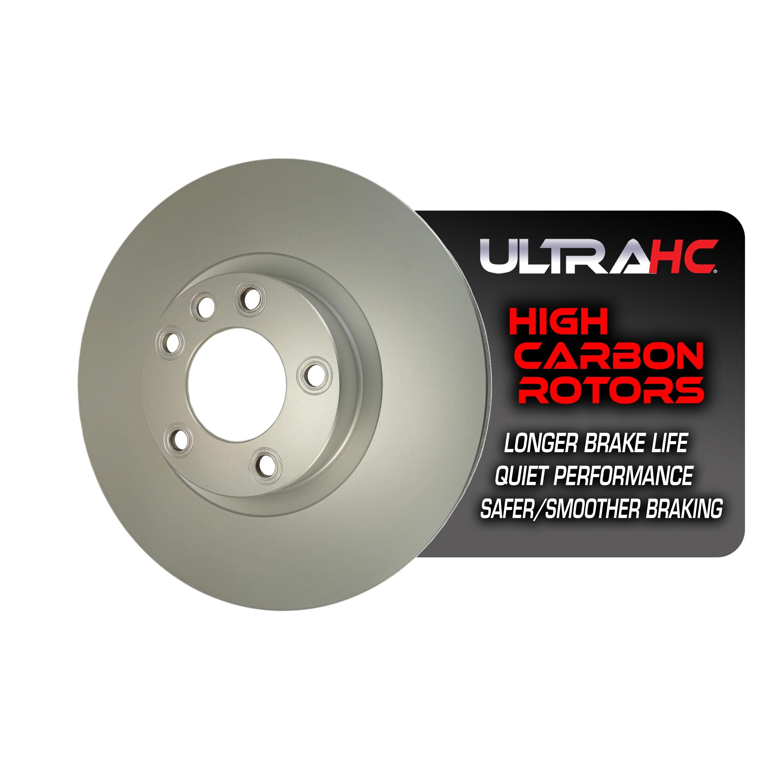 UltraHC Coated High Carbon Brake Rotor, Front Left UR003907