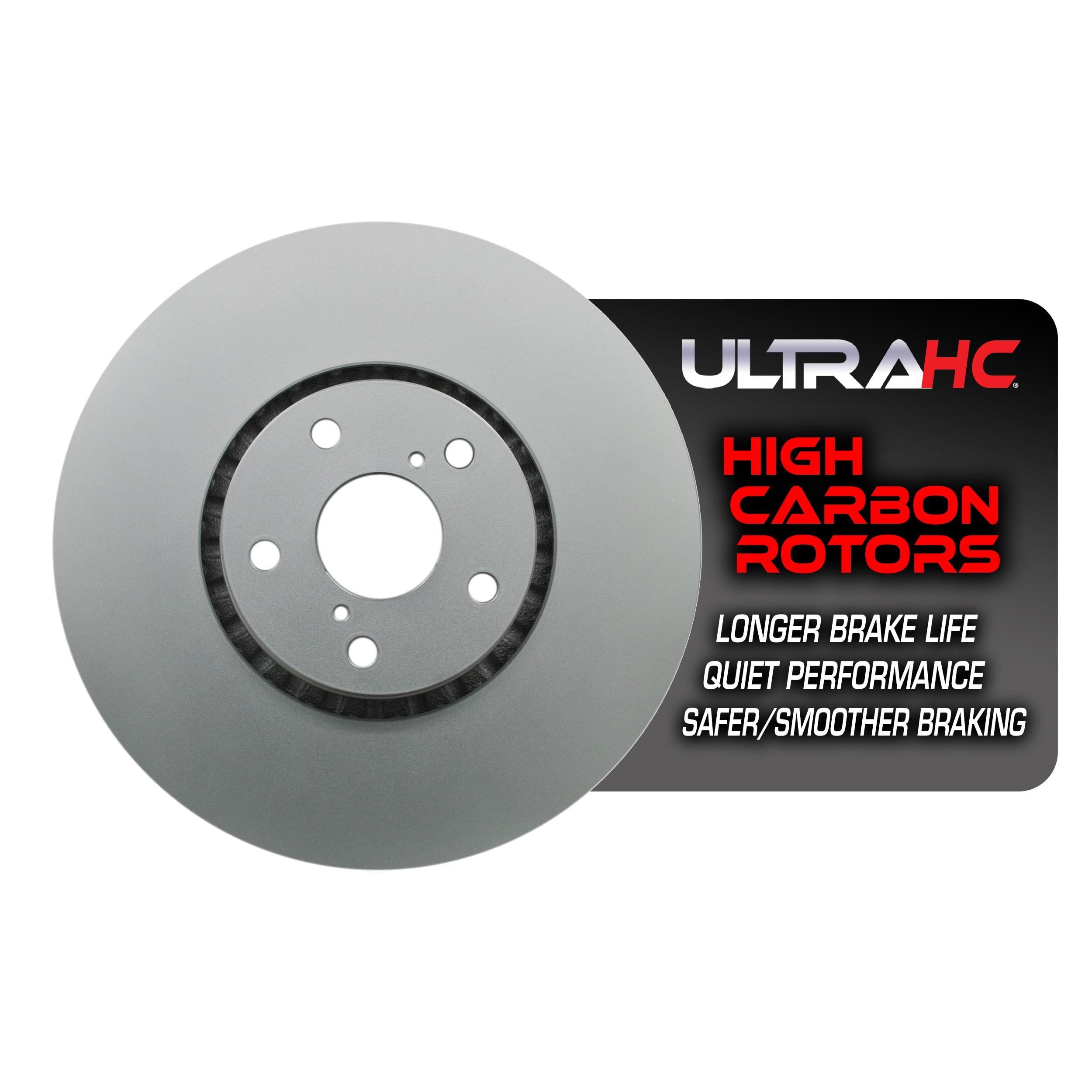 UltraHC Coated High Carbon Brake Rotor, Front Left UR006359