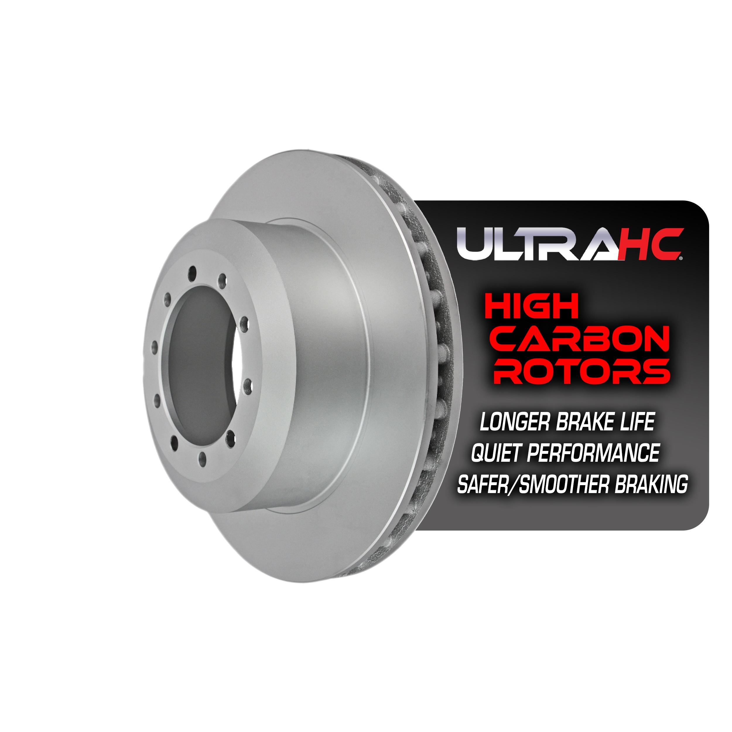 UltraHC Coated High Carbon Brake Rotor, Front/Rear UR005376