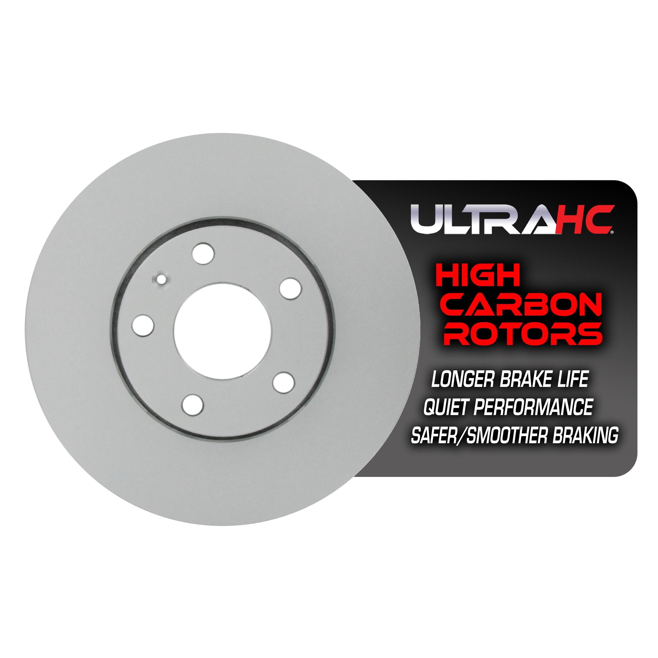 UltraHC Coated High Carbon Brake Rotor, Front UR000371, Audi A4 Quattro 2008-1996