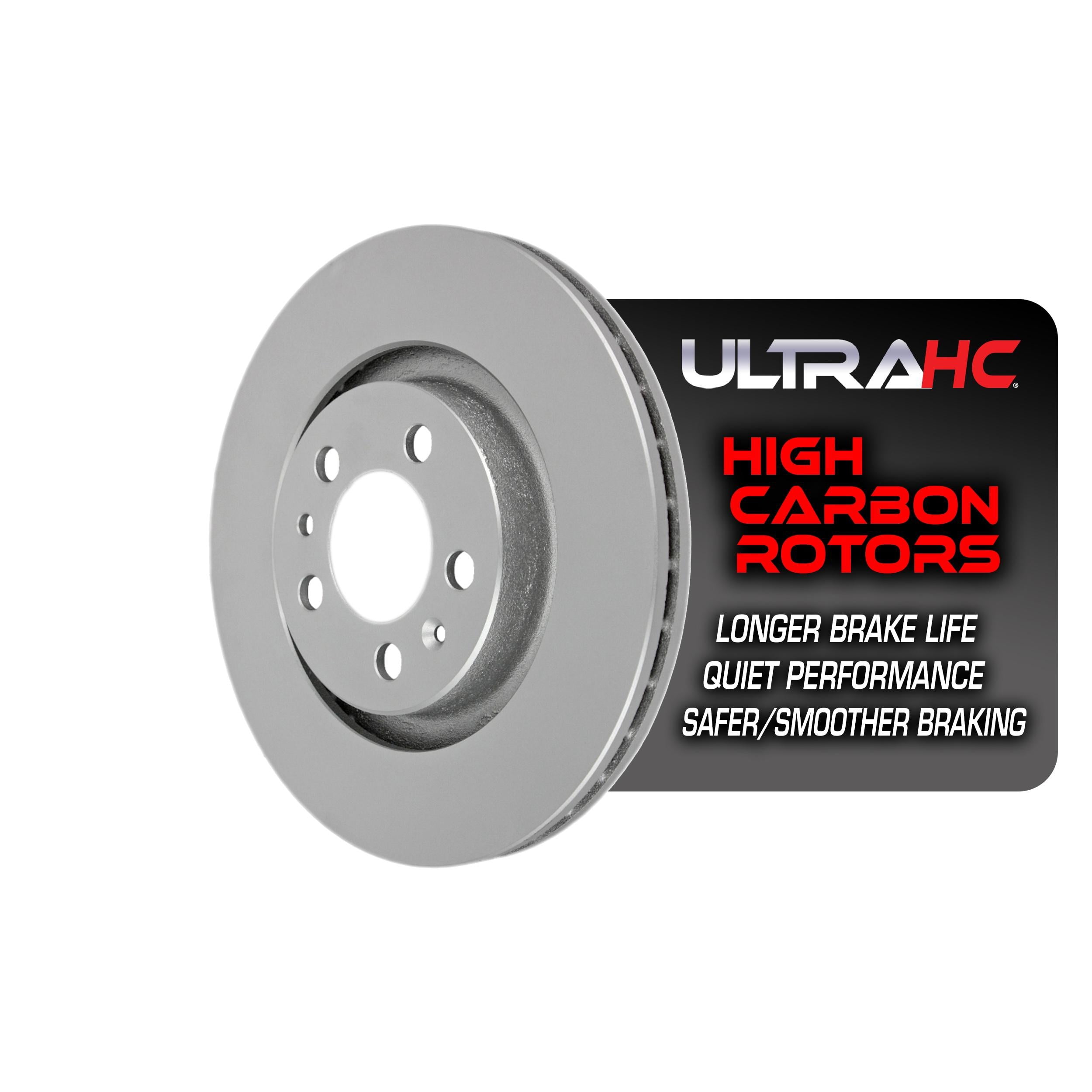 UltraHC Coated High Carbon Brake Rotor, Front UR000524, Volkswagen Jetta 2011-1999
