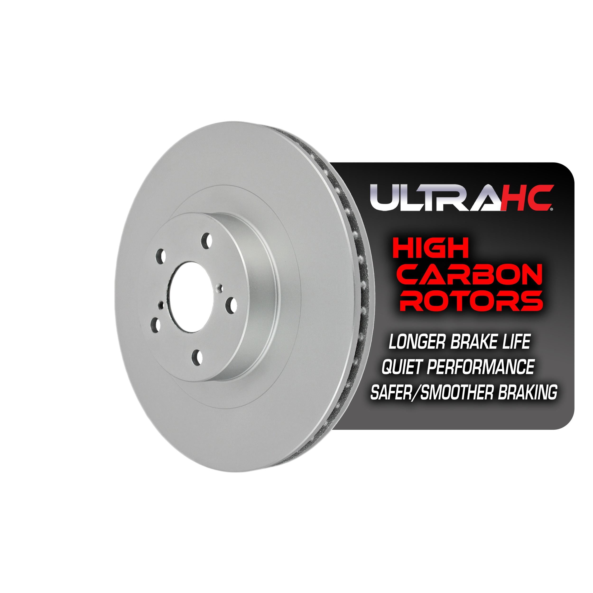 UltraHC Coated High Carbon Brake Rotor, Front UR000746, Subaru Forester 2008-2003
