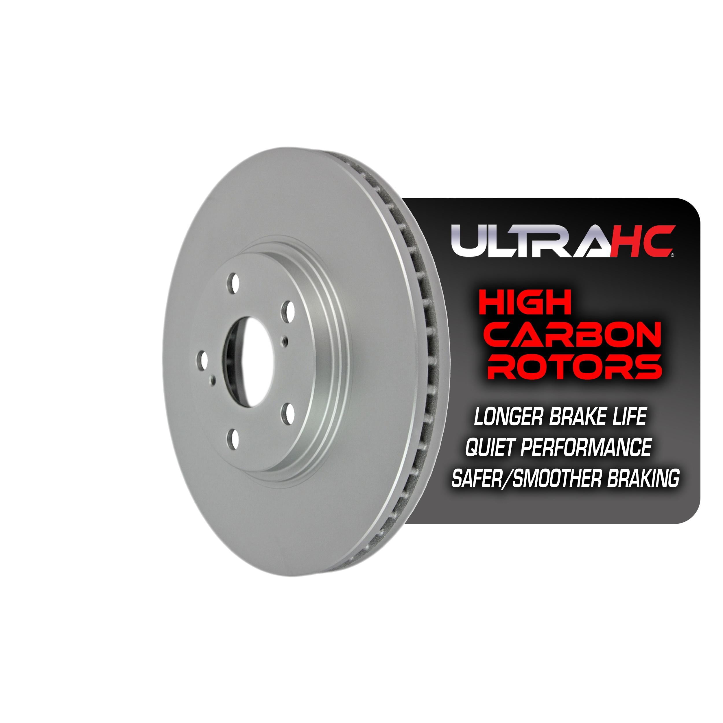 UltraHC Coated High Carbon Brake Rotor, Front UR000777, Toyota Highlander 2007-2001