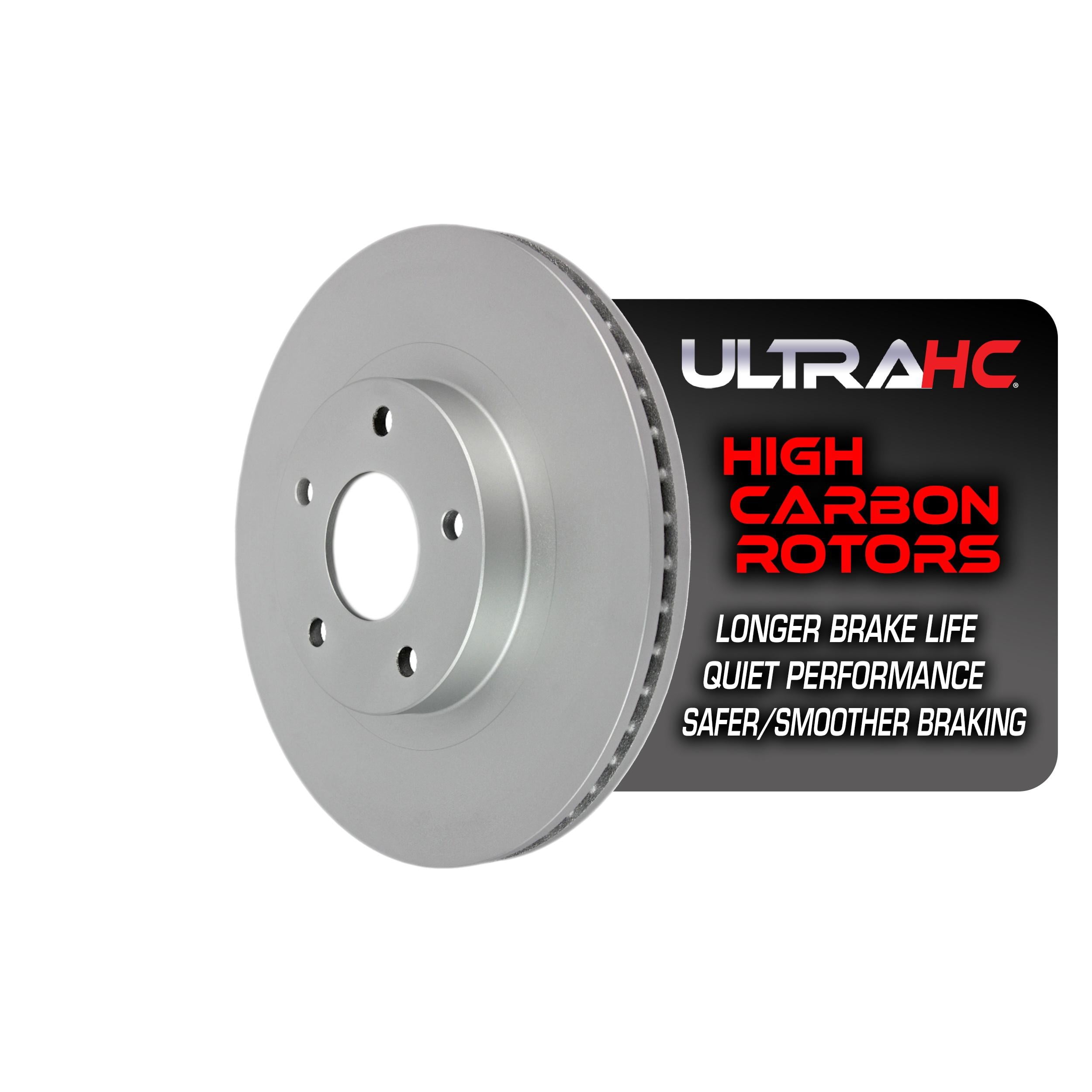UltraHC Coated High Carbon Brake Rotor, Front UR000906, Nissan Altima 2006-2002