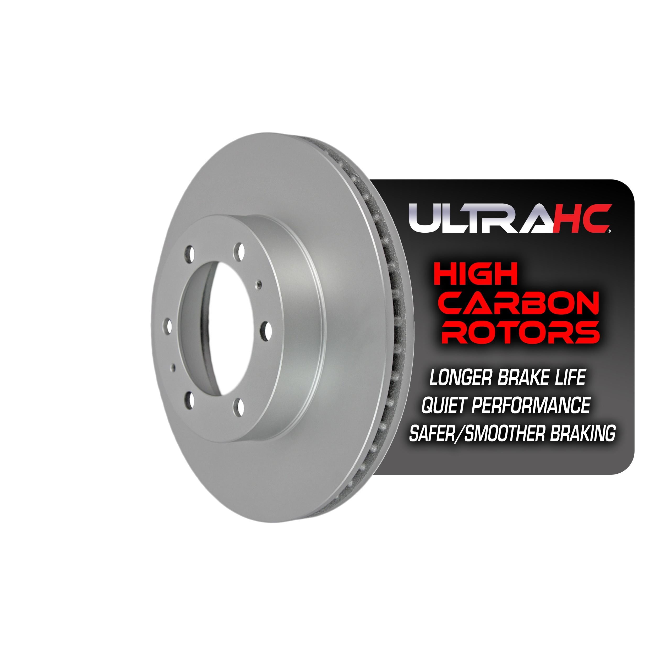 UltraHC Coated High Carbon Brake Rotor, Front UR000975, Toyota Tacoma 2021-2005