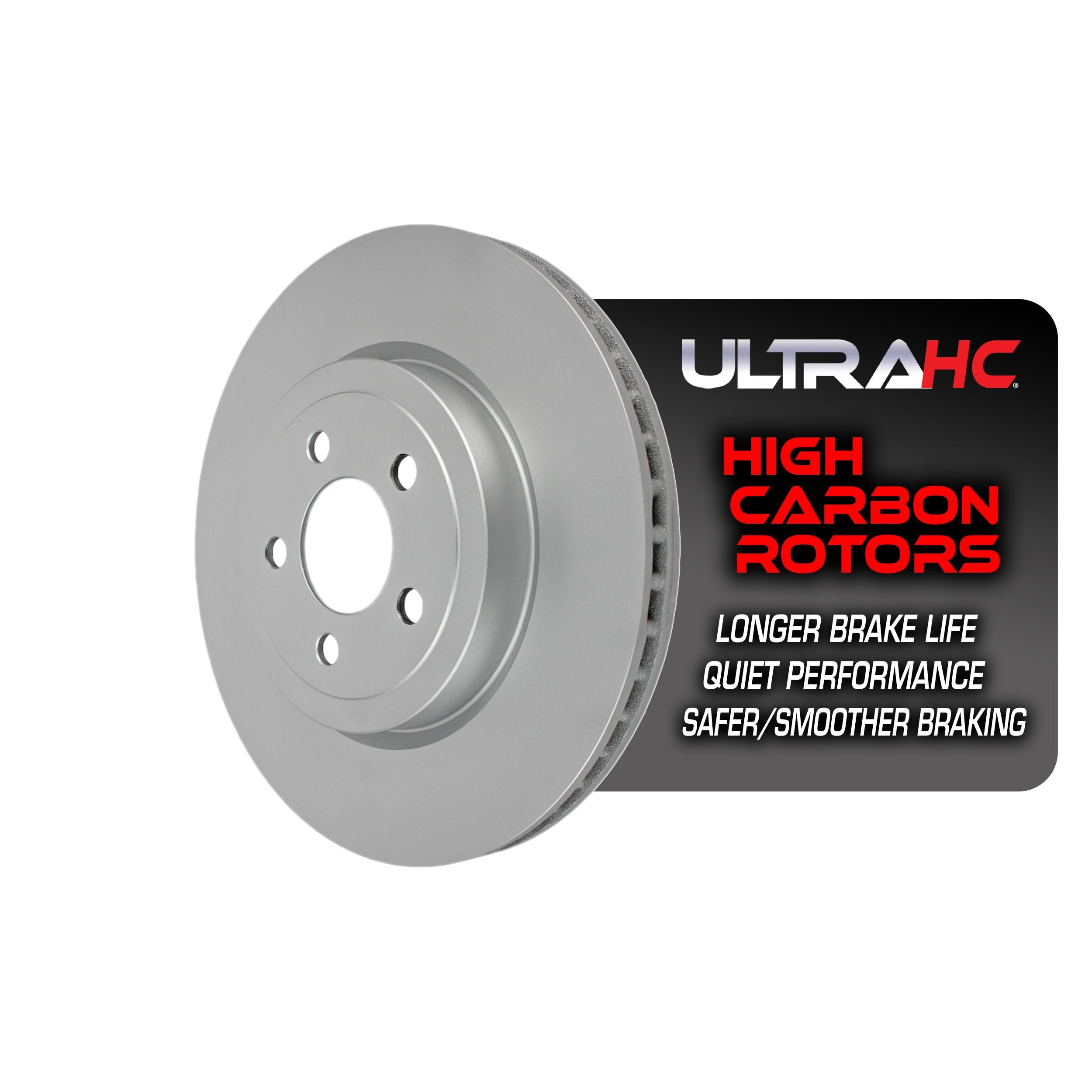 UltraHC Coated High Carbon Brake Rotor, Front UR001361, Dodge Charger 2021-2006
