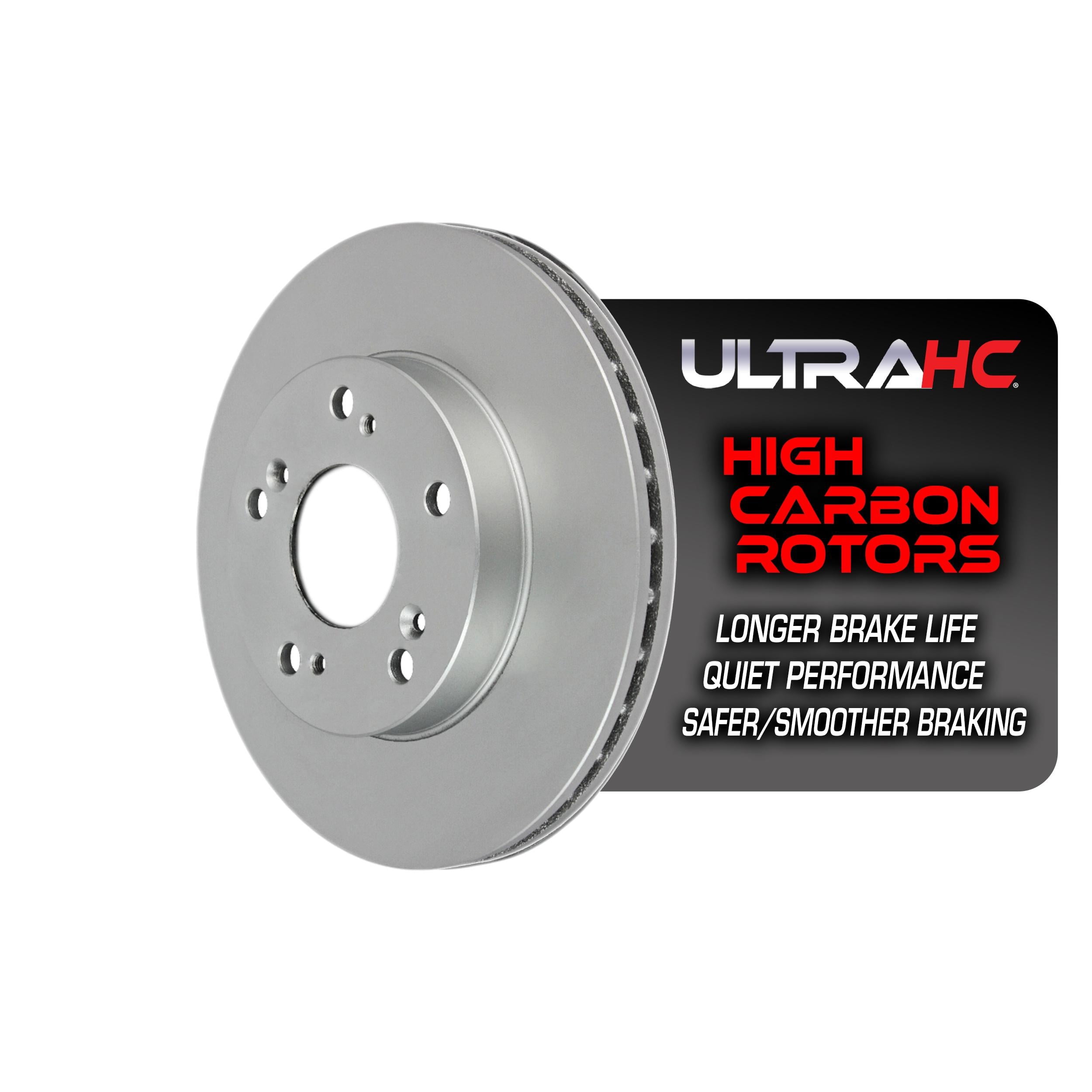 UltraHC Coated High Carbon Brake Rotor, Front UR001538, Honda Civic 2011-2004