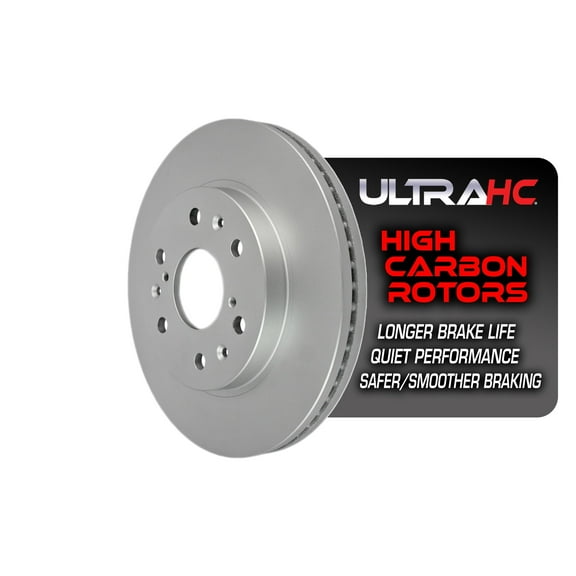 UltraHC Coated High Carbon Brake Rotor, Front UR001675, Chevrolet Silverado 1500 2019-2010