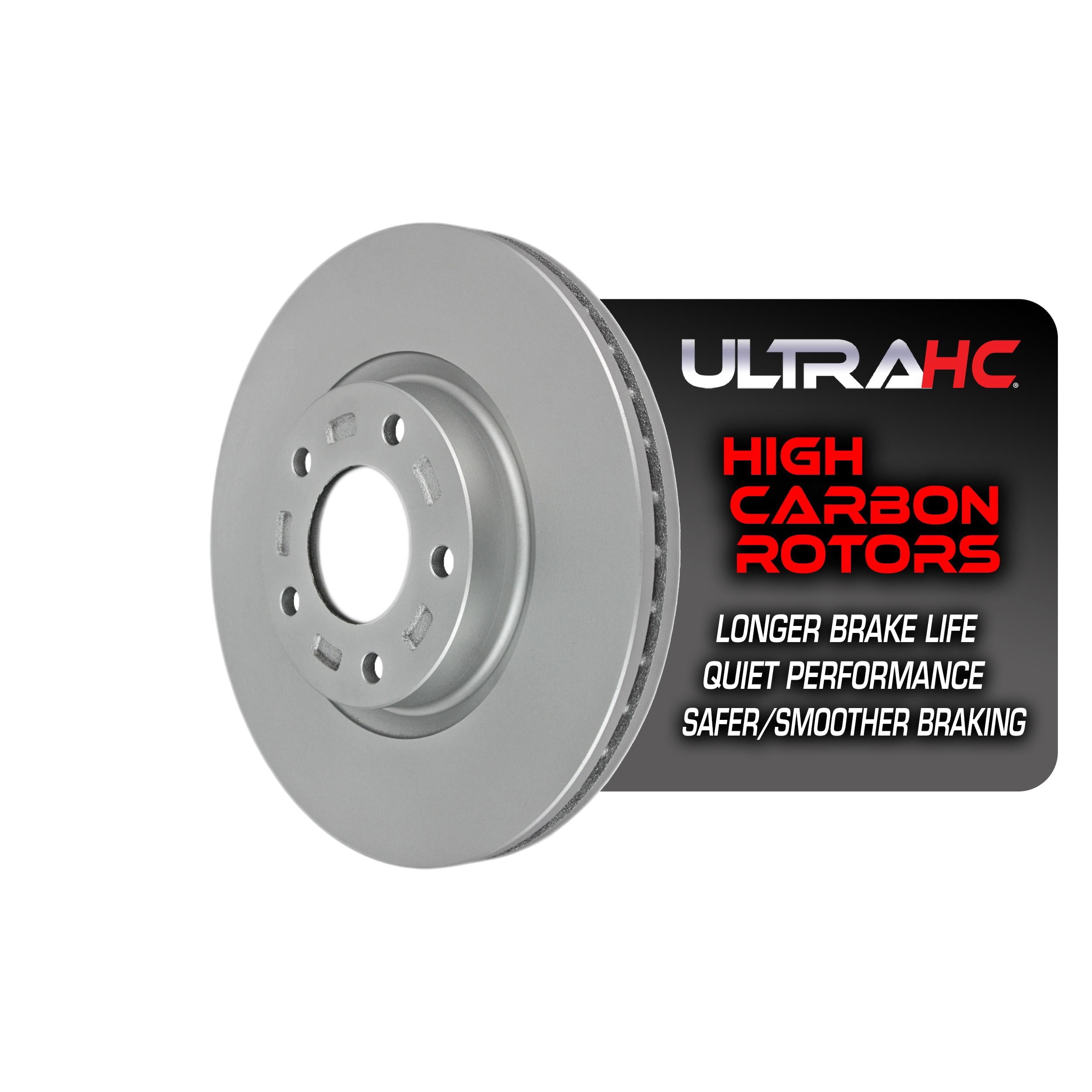 UltraHC Coated High Carbon Brake Rotor, Front UR001699, Mazda 3 2013-2004