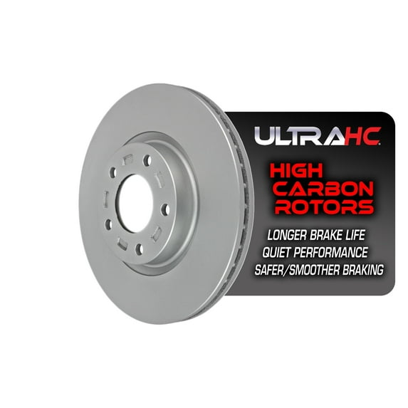 UltraHC Coated High Carbon Brake Rotor, Front UR001699, Mazda 3 2013-2004