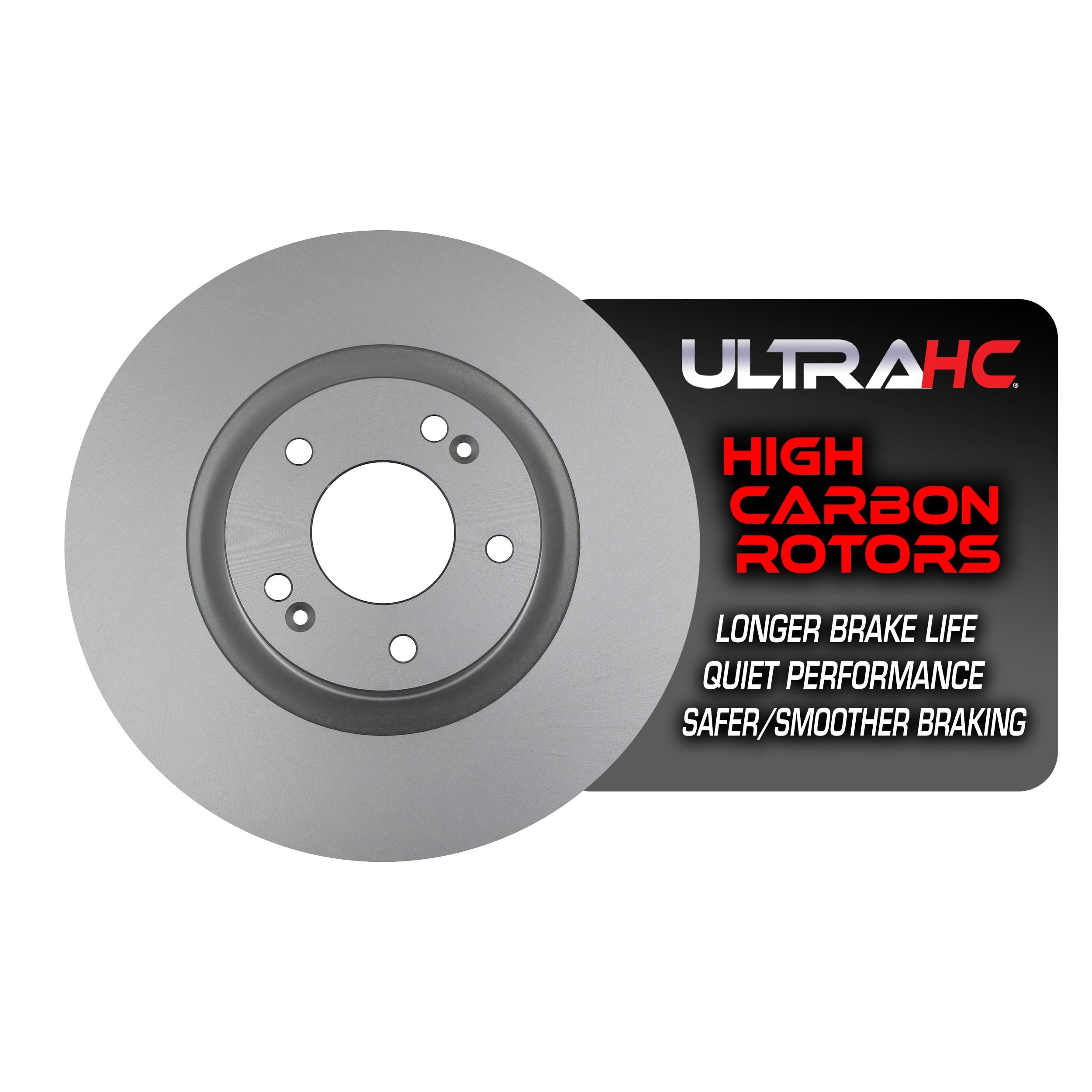UltraHC Coated High Carbon Brake Rotor, Front UR001751, Hyundai Santa Fe 2021