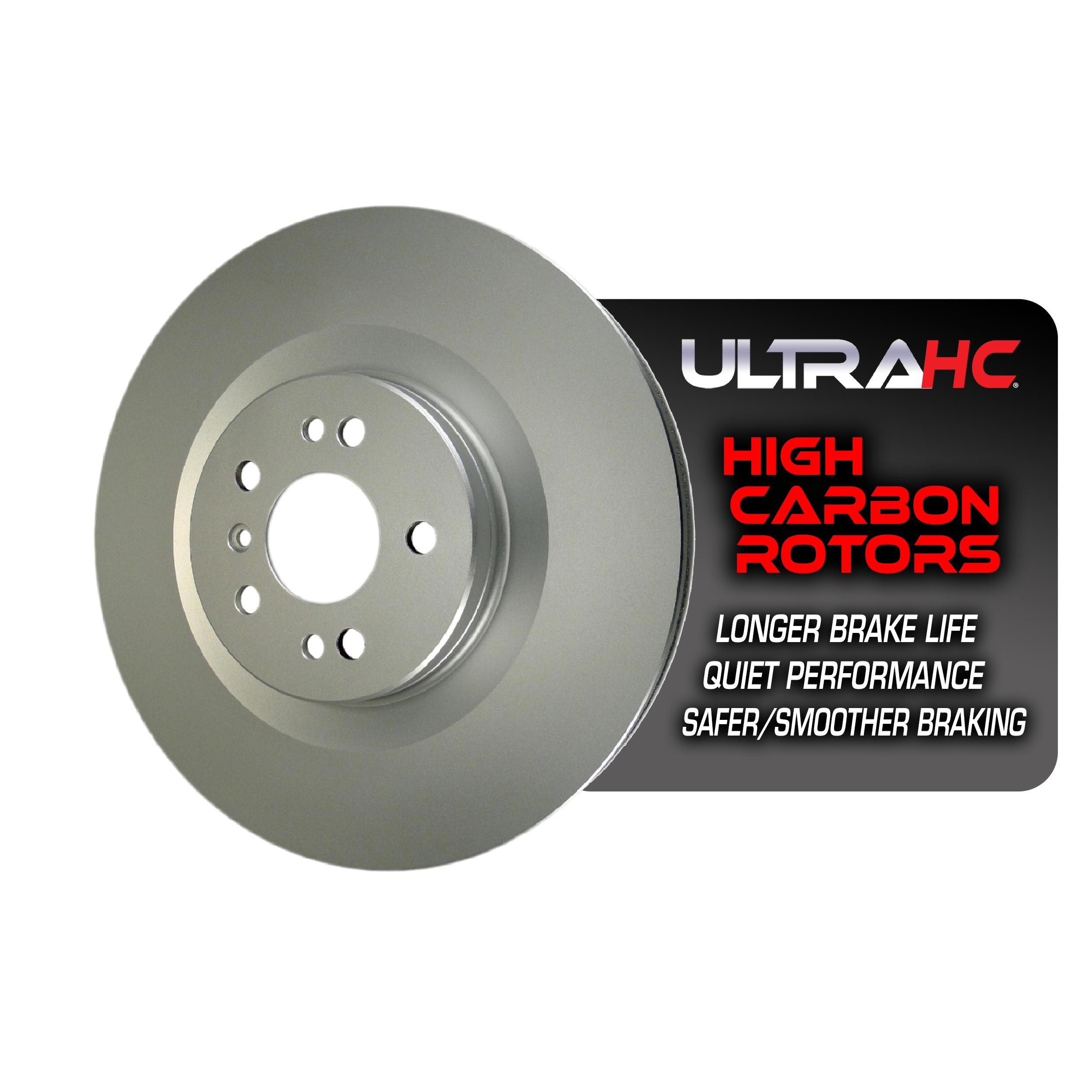 UltraHC Coated High Carbon Brake Rotor, Front UR002078, Mercedes-Benz GL450 2012-2007