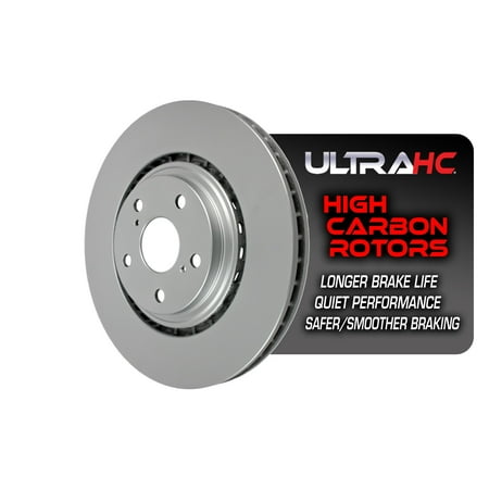 UltraHC Coated High Carbon Brake Rotor, Front UR002191, Lexus RX350 2015-2010