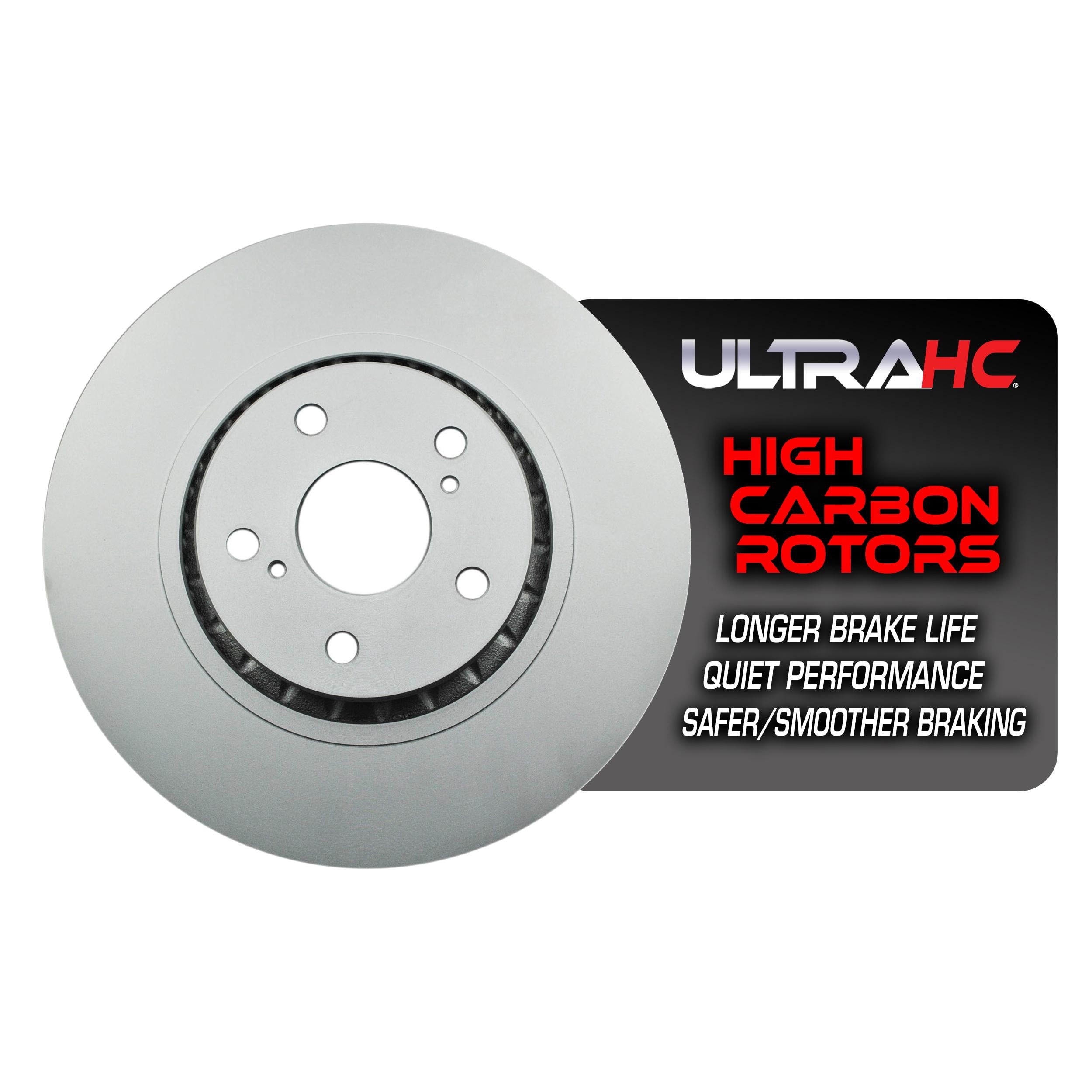 UltraHC Coated High Carbon Brake Rotor, Front UR002245, Lexus RX350 2009-2007