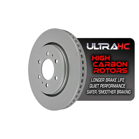 UltraHC Coated High Carbon Brake Rotor, Front UR002306, Ford F-150 2020-2010