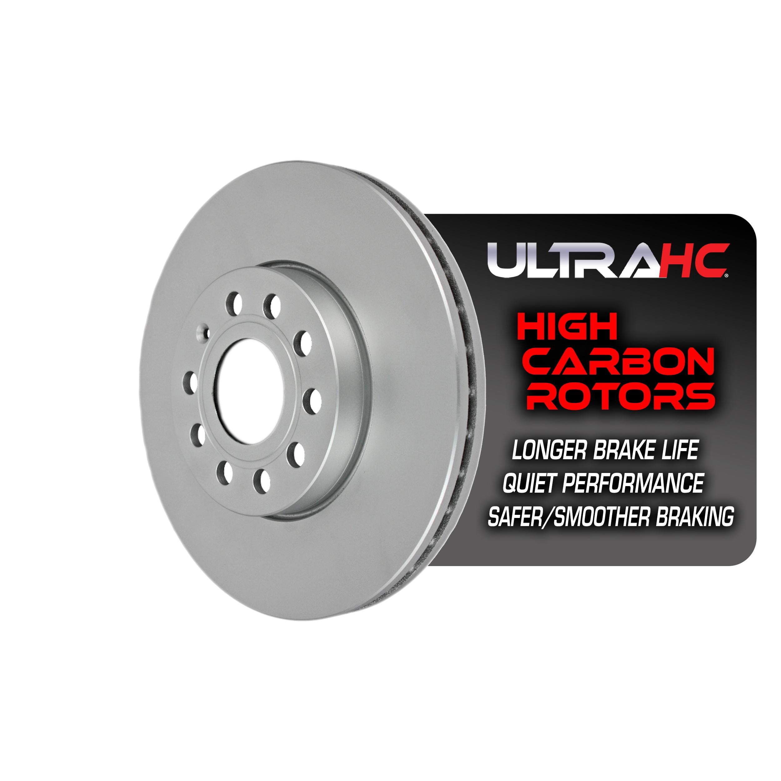 UltraHC Coated High Carbon Brake Rotor, Front UR002474, Volkswagen Jetta 2020-2005