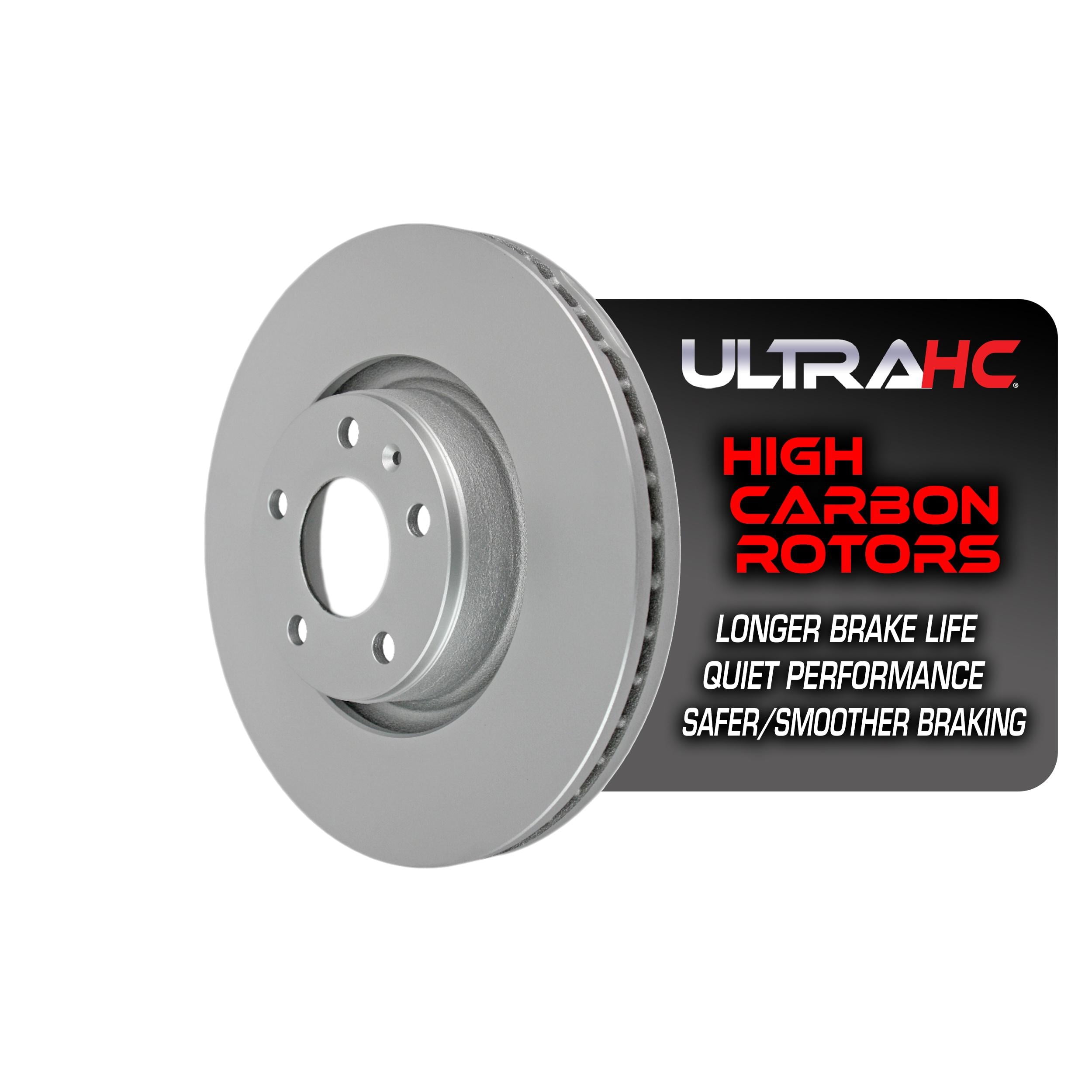 UltraHC Coated High Carbon Brake Rotor, Front UR002535, Audi A6 2011-2005
