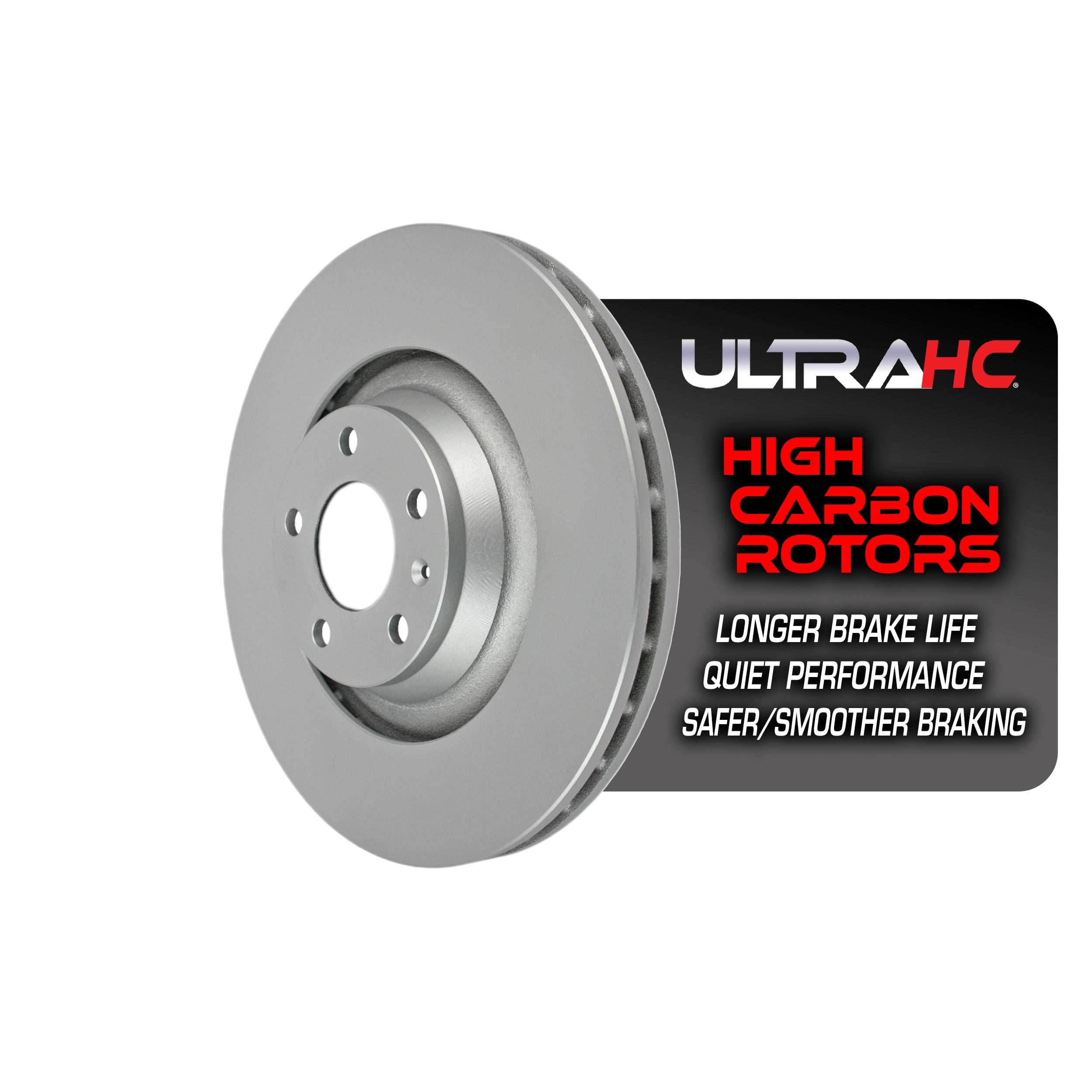 UltraHC Coated High Carbon Brake Rotor, Front UR002559, Audi A6 Quattro 2011-2005