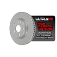 thumbnail image 1 of UltraHC Coated High Carbon Brake Rotor, Front UR002719, Toyota Corolla 2019-2009, 1 of 6