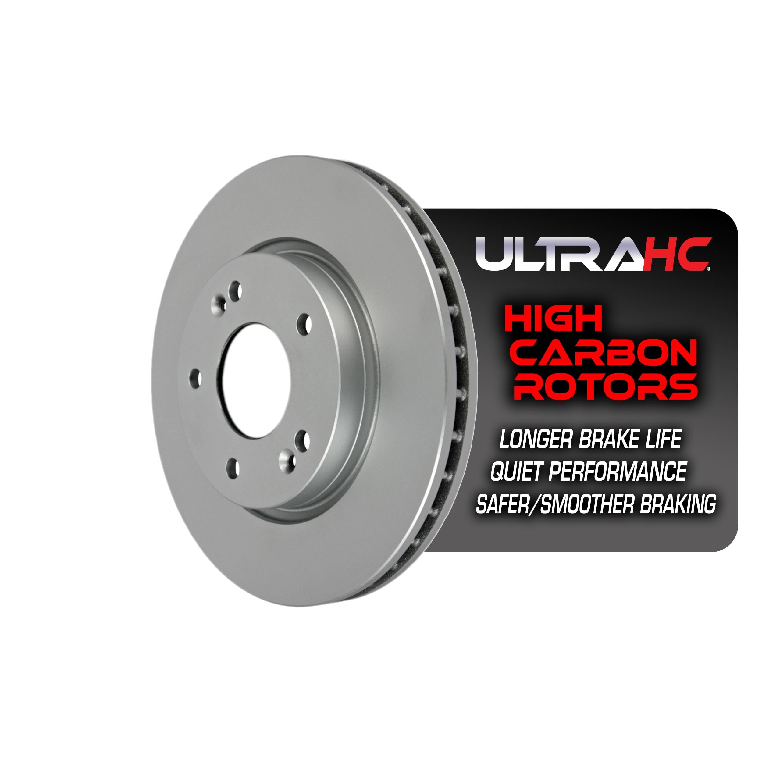 UltraHC Coated High Carbon Brake Rotor, Front UR002757, Hyundai Elantra 2010-2007