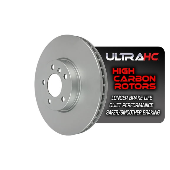 UltraHC Coated High Carbon Brake Rotor, Front UR002818, BMW X5 2018-2007