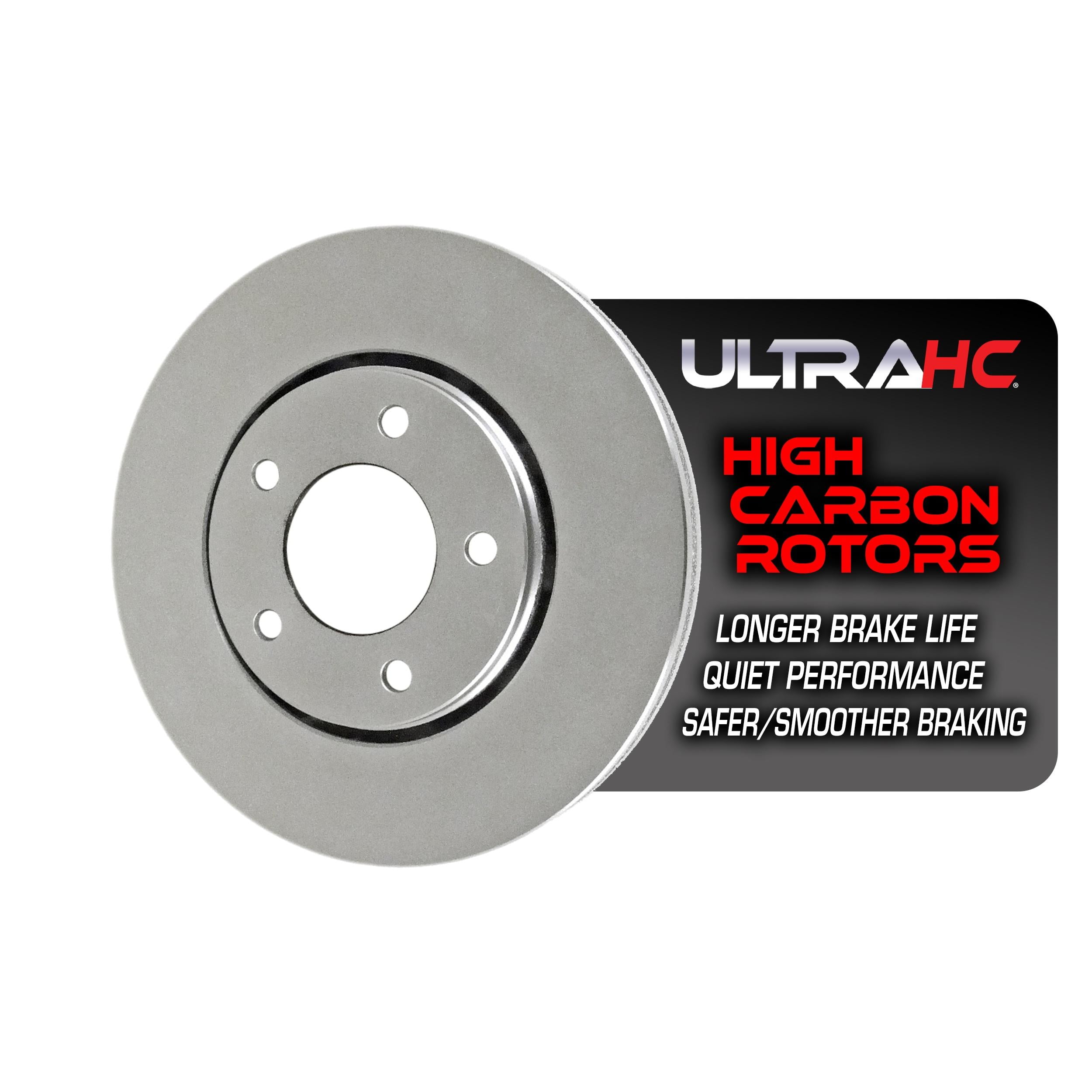 UltraHC Coated High Carbon Brake Rotor, Front UR002924, Dodge Grand Caravan 2005-2001