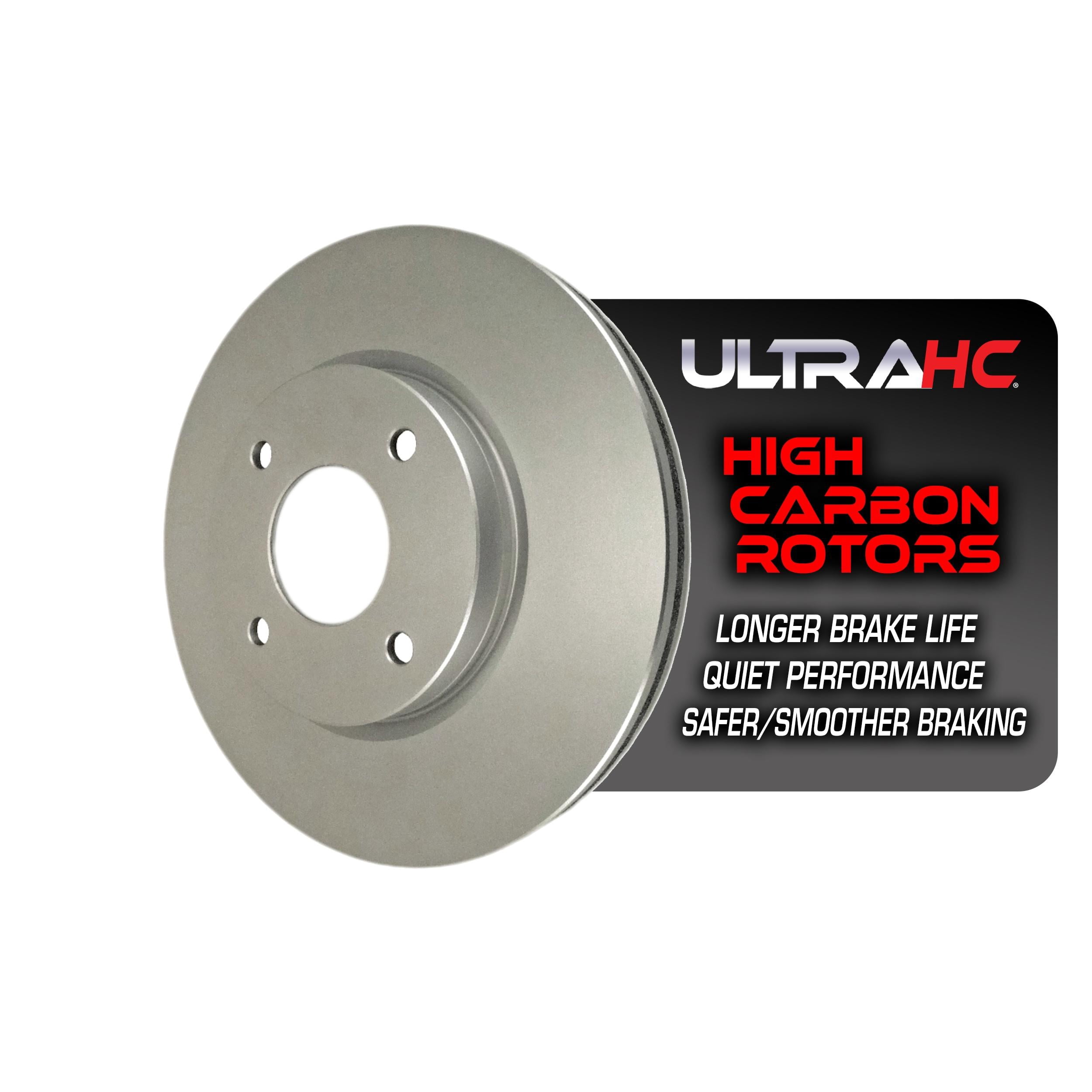 UltraHC Coated High Carbon Brake Rotor, Front UR003129, Nissan Versa 2012-2007