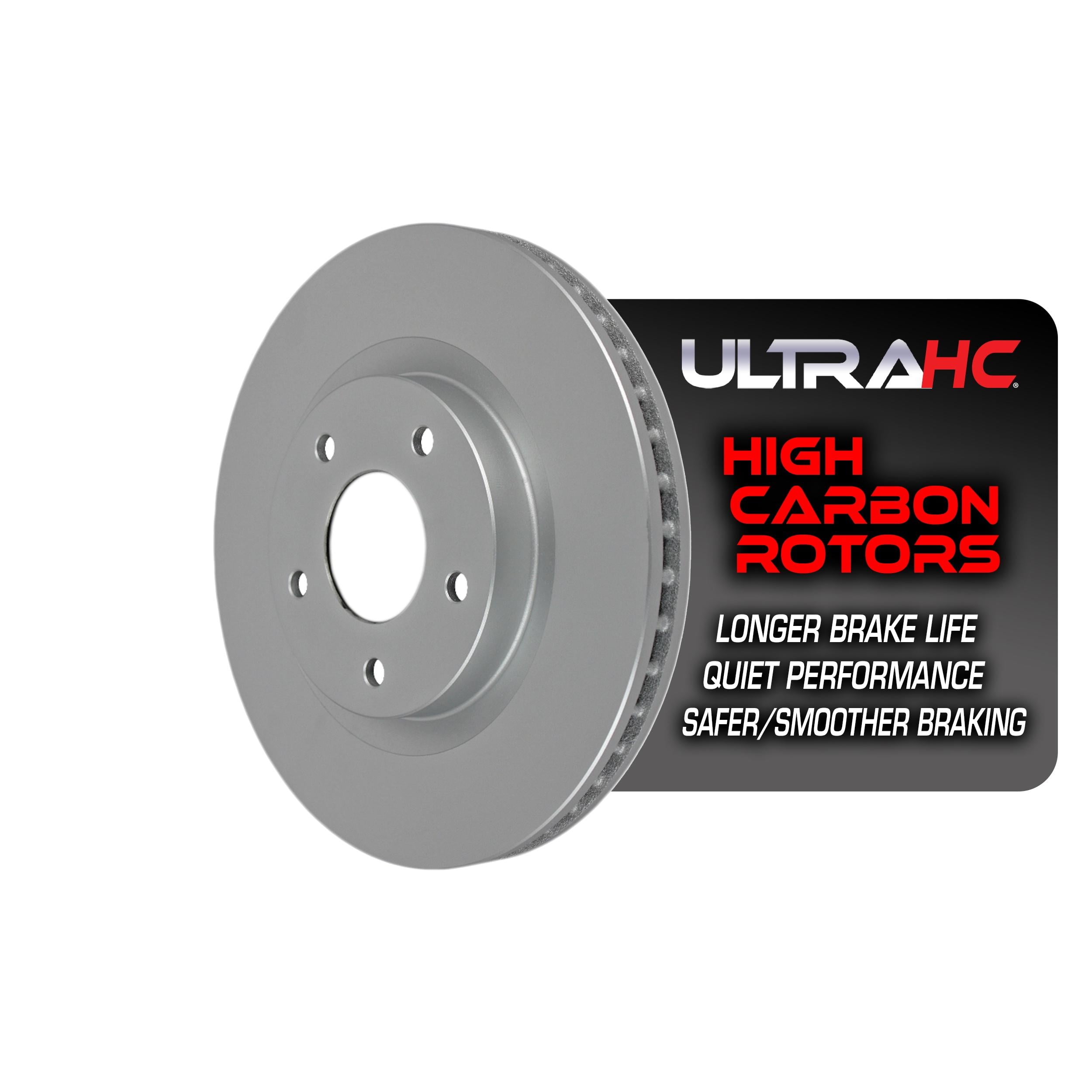 UltraHC Coated High Carbon Brake Rotor, Front UR003136, Nissan Rogue 2013-2008