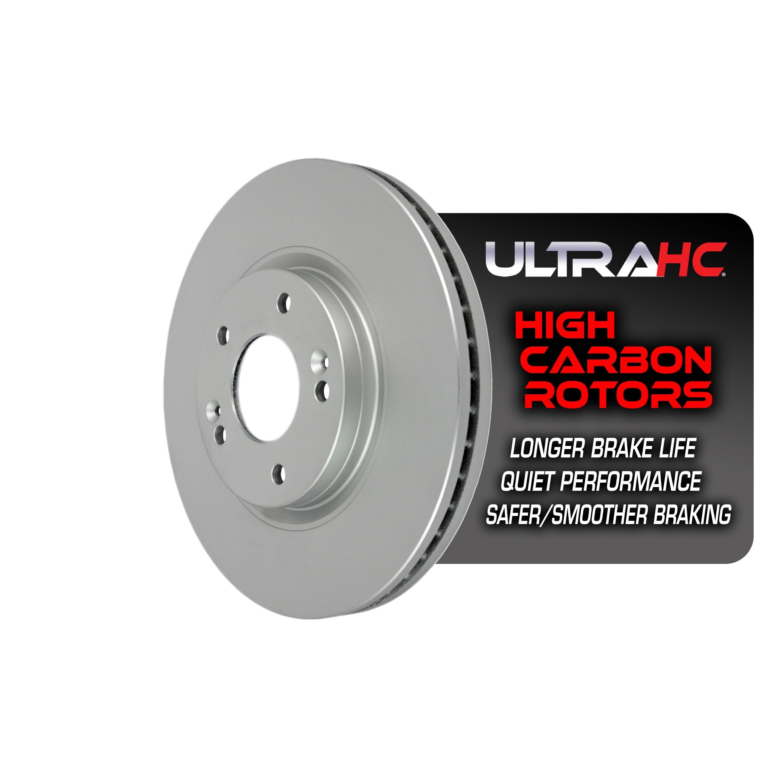 UltraHC Coated High Carbon Brake Rotor, Front UR003204, Hyundai Santa Fe 2012-2010