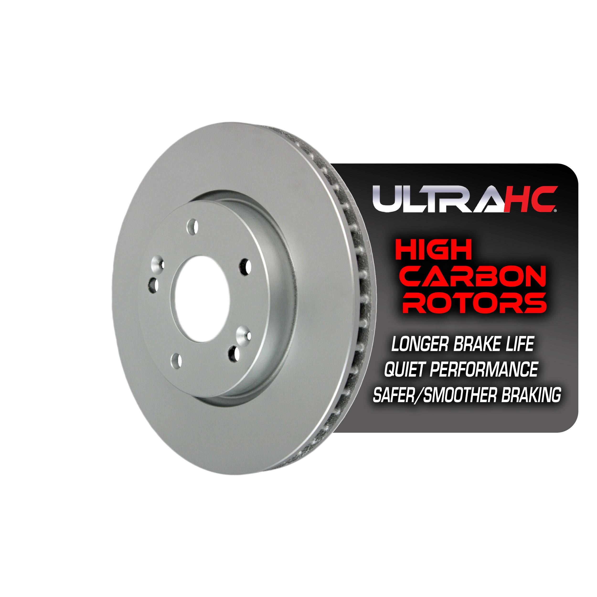 UltraHC Coated High Carbon Brake Rotor, Front UR003235, Kia Forte 2013-2010