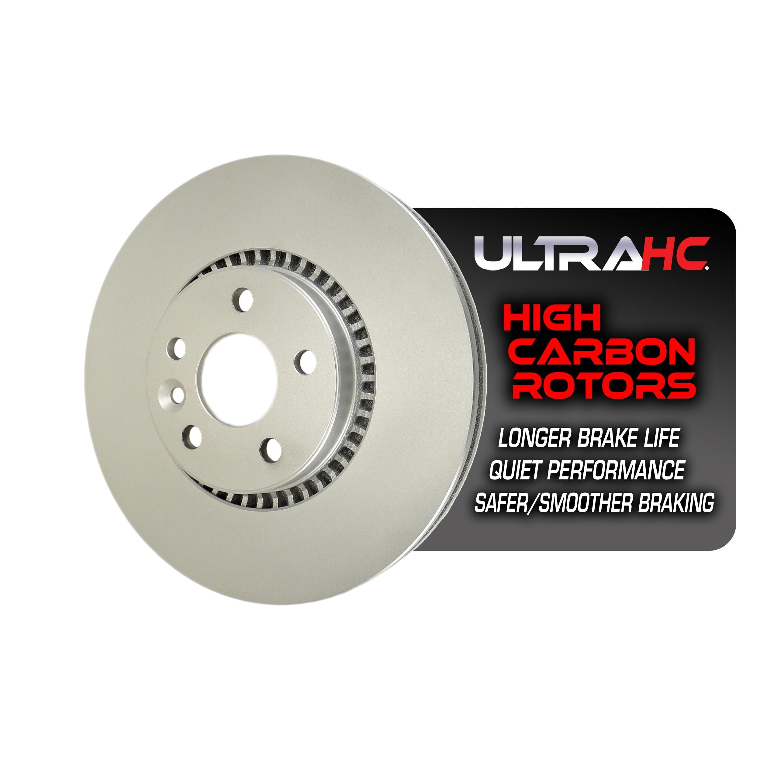 UltraHC Coated High Carbon Brake Rotor, Front UR003426, Volvo S60 2018-2011