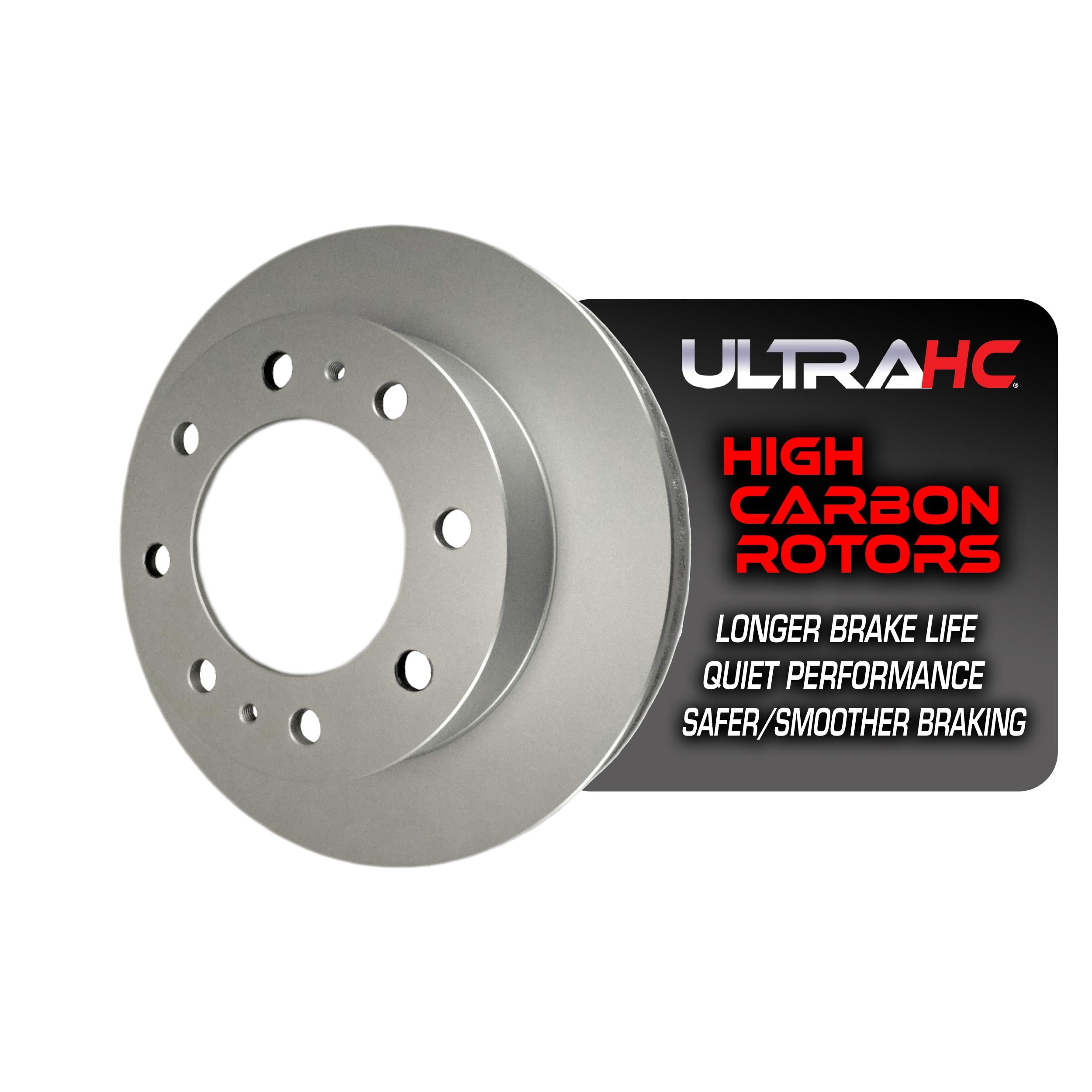 UltraHC Coated High Carbon Brake Rotor, Front UR003617, Chevrolet Silverado 2500 HD 2010-2001