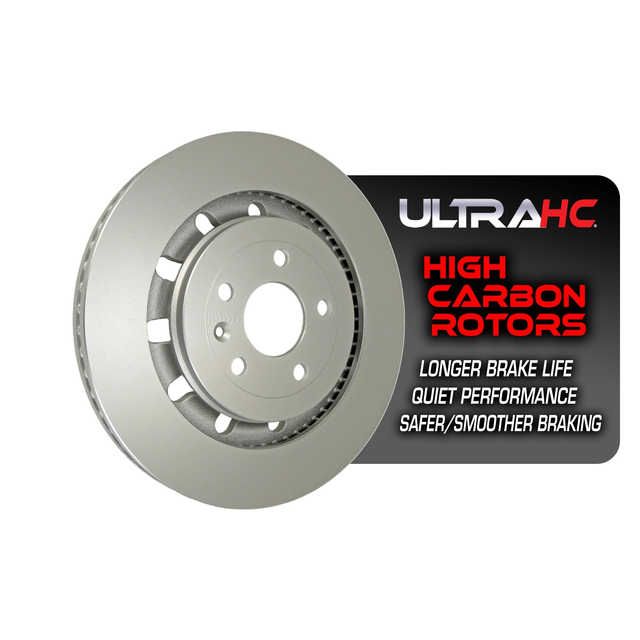 UltraHC Coated High Carbon Brake Rotor, Front UR003723, Ford Explorer 2019-2013
