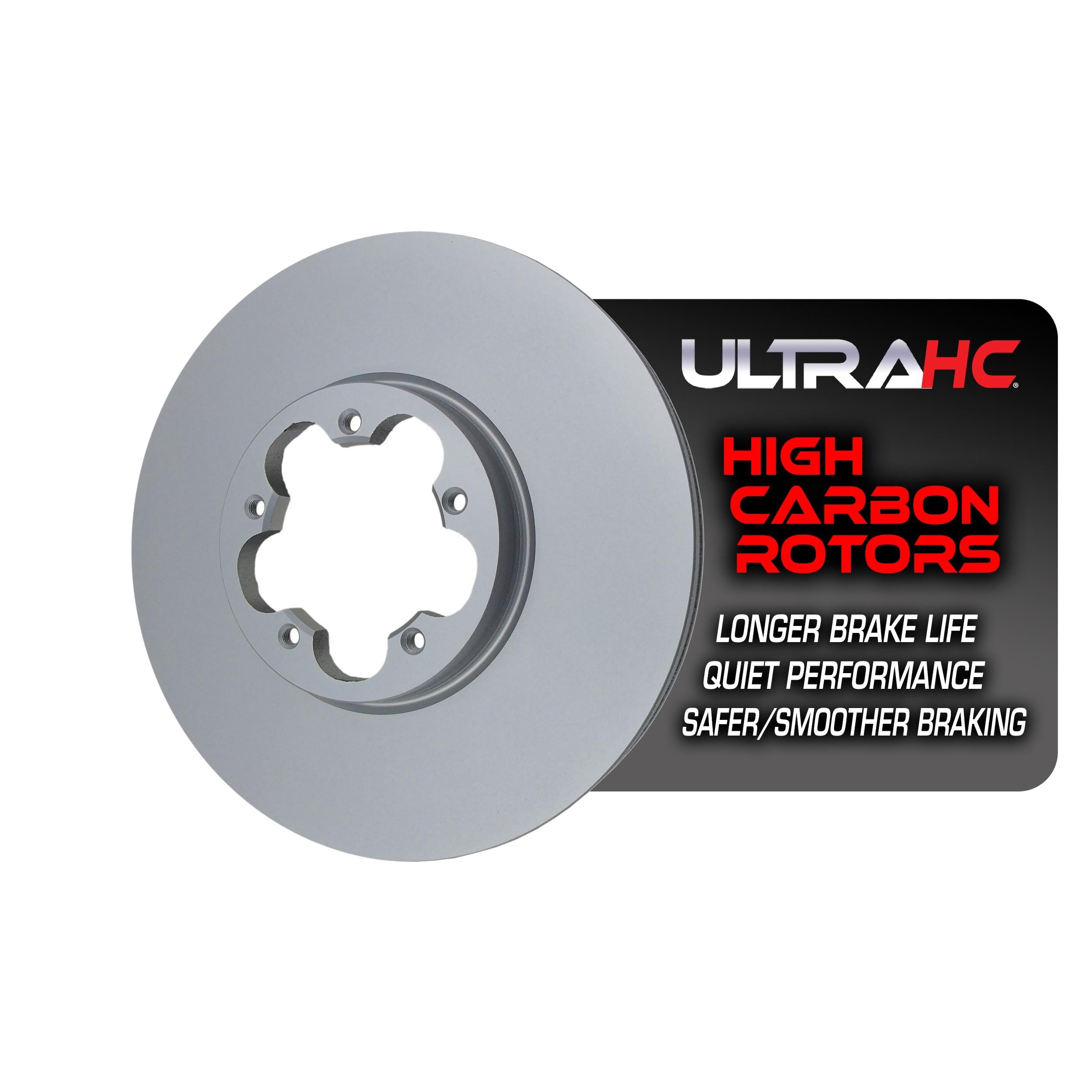 UltraHC Coated High Carbon Brake Rotor, Front UR004386, Ford Transit-150 2021-2015